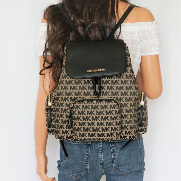 abbey large logo cargo backpack